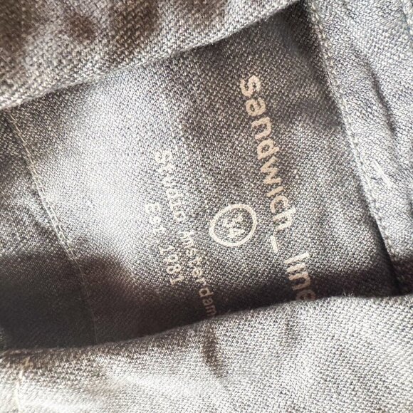 Sandwitch_Linen Blue Linen Button Down Midi Dress 34/S - Picture 3 of 8